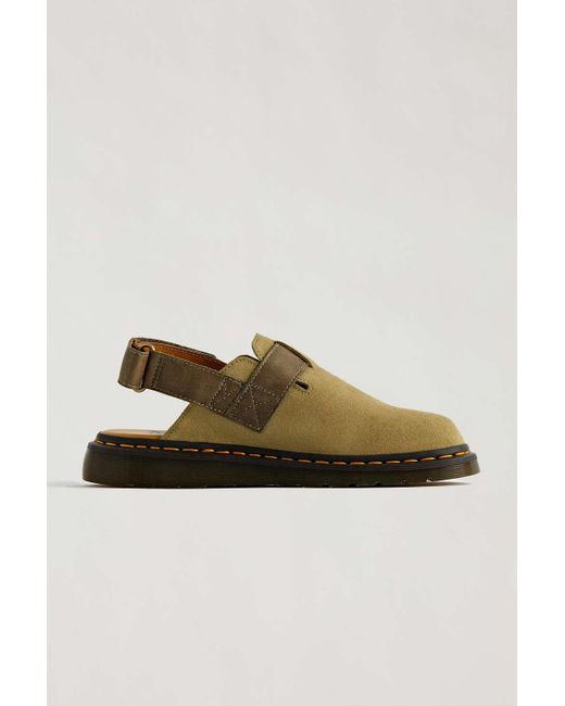 Dr. Martens Green Jorge Ii Clog In Olive,at Urban Outfitters for men