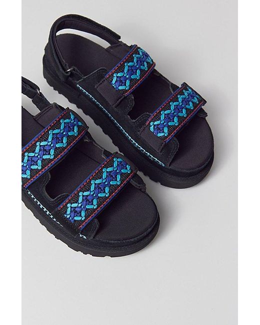 Ugg Multicolor Goldenstar Heritage Braid Polyester/suede/textile/recycled Materials Sandals