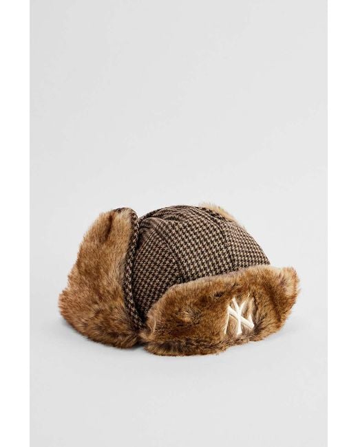 '47 Brown Uo Exclusive Houndstooth Trapper Hat for men