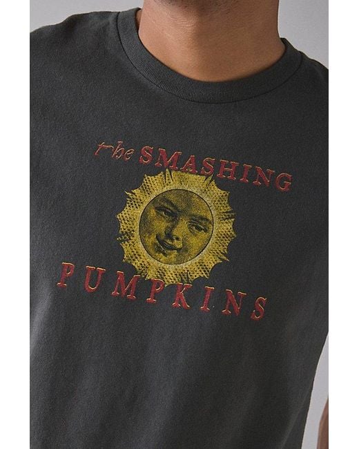 Urban Outfitters Gray Smashing Pumpkins Graphic Muscle Tee for men