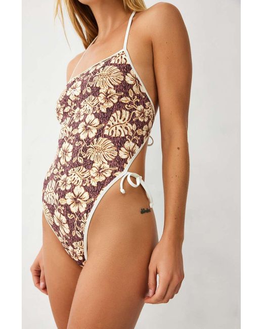 Roxy Brown X Out From Under Reversible Swimsuit
