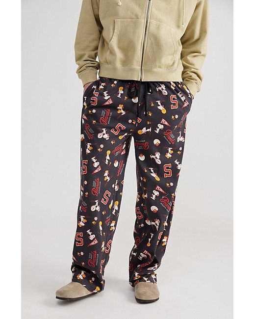 Urban Outfitters Blue Snoopy Varsity Lounge Pant for men