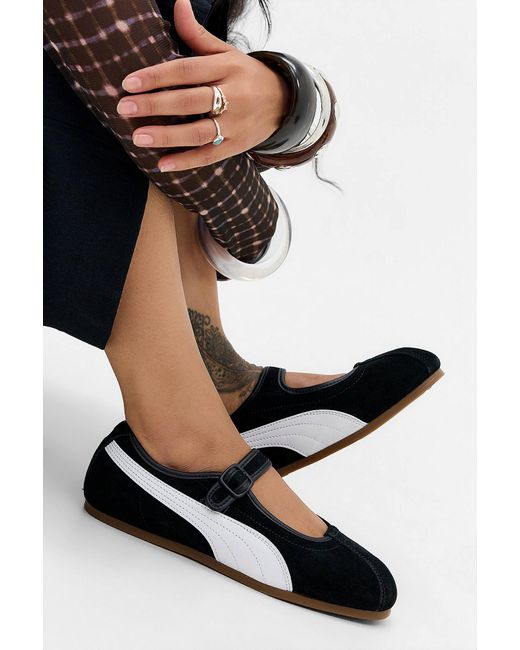 PUMA Black Tacklette Trainers