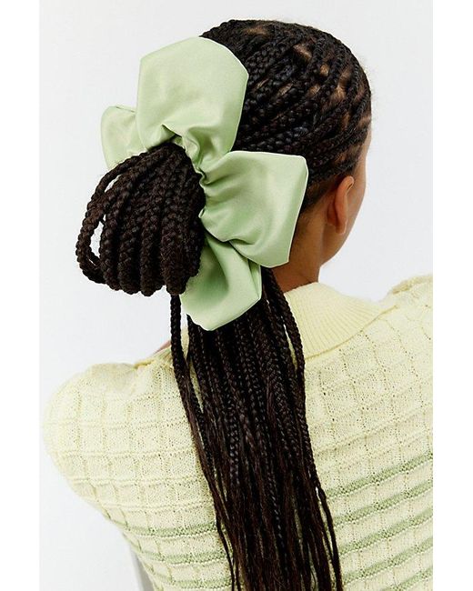 Urban Outfitters Black Flower Petal Scrunchie