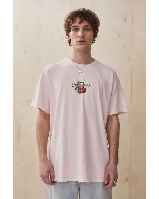 Urban Outfitters Uo Pink Pomodoro T-shirt for men