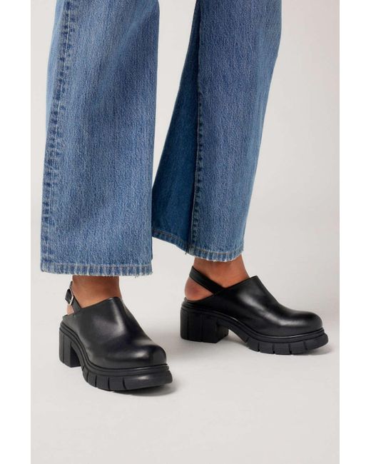 BC Footwear Soft Grunge Treaded Clog in Blue Lyst