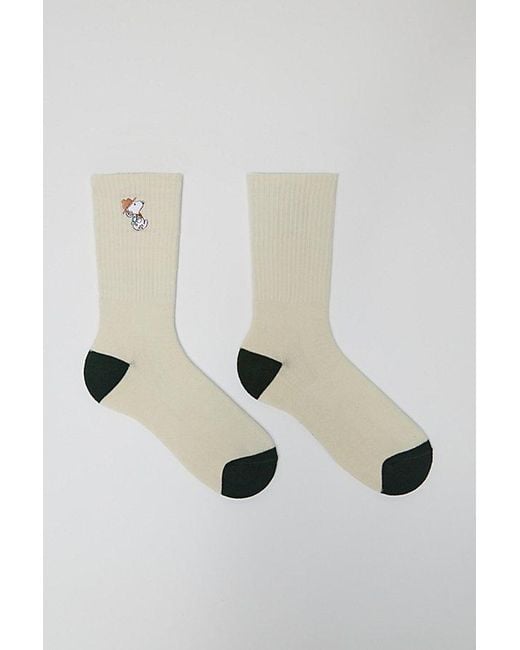 Urban Outfitters Natural Peanuts Snoopy Ranger Icon Crew Sock for men