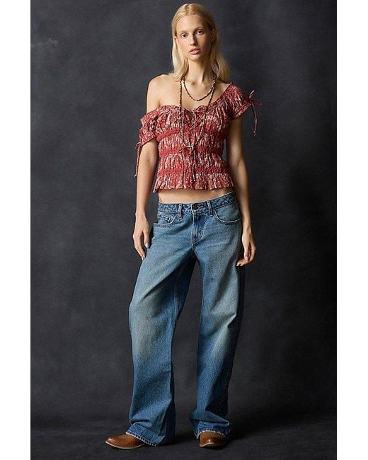 Levi's Black Low Loose Jeans