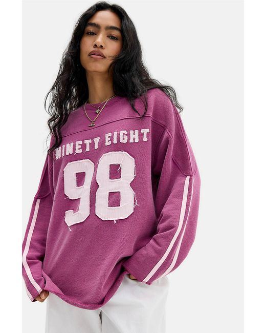 BDG Purple 98 Oversized Sweatshirt