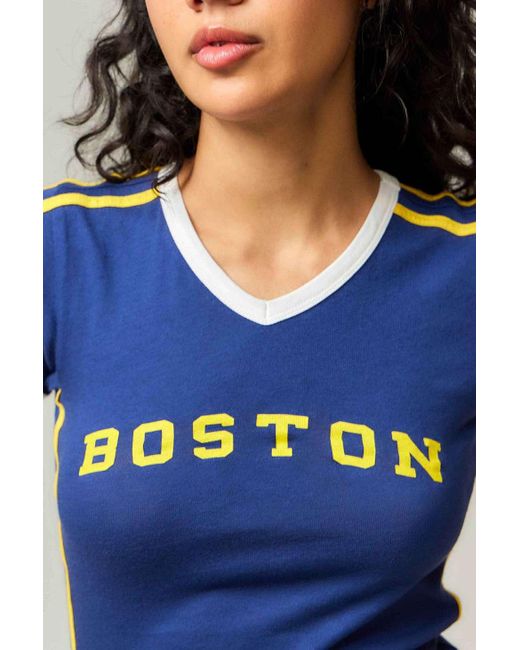Urban Outfitters Blue Uo Mia Boston Baby T-shirt