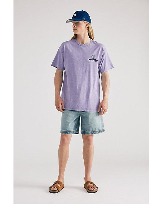 Urban Outfitters Purple Natural Wine Tee for men