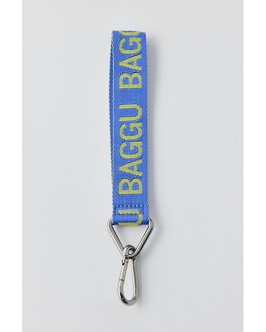 Baggu Blue Uo Exclusive Logo Keychain