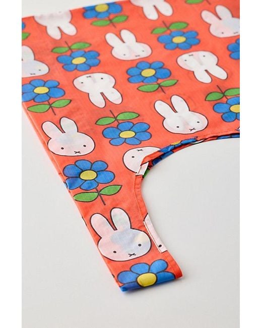 Baggu Red Miffy Standard Reusable Tote Bag