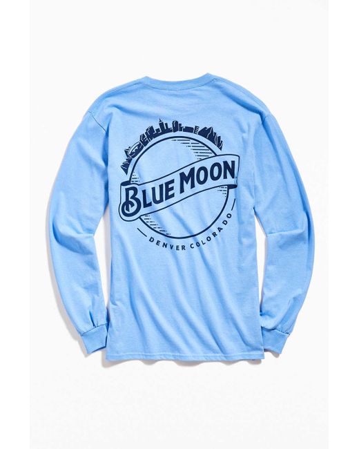 Urban Outfitters Blue Moon Denver Long Sleeve Tee for men
