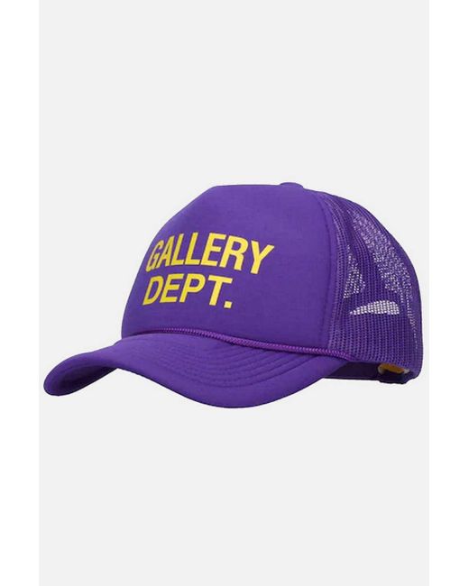 GALLERY DEPT. Logo Trucker Hat In Purple,at Urban Outfitters for men
