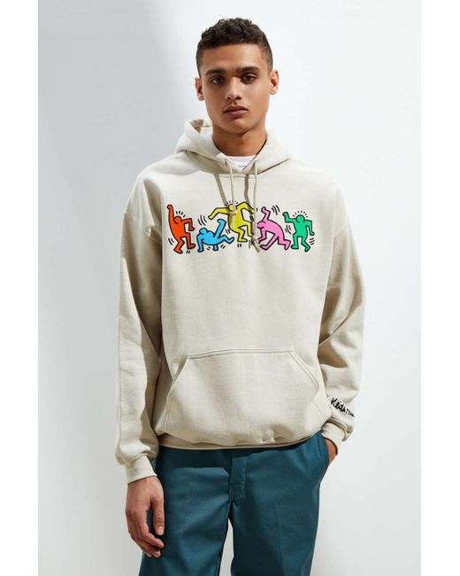 Urban Outfitters Multicolor Keith Haring Hoodie Sweatshirt for men