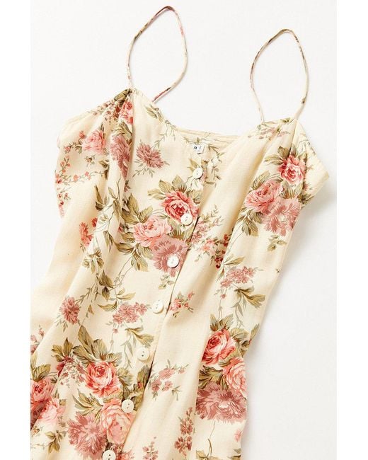 Urban Outfitters Vintage '90s Floral Button-down Maxi Dress | Lyst Canada