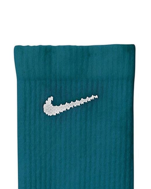 Nike Blue Everyday Elevated Crew Socks 6-Pack for men