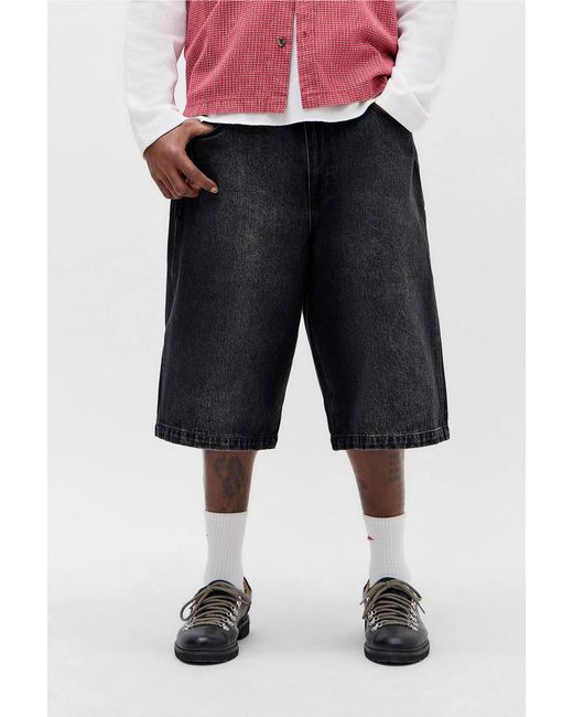 Dickies Blue Black Loose Wave Denim Jorts for men