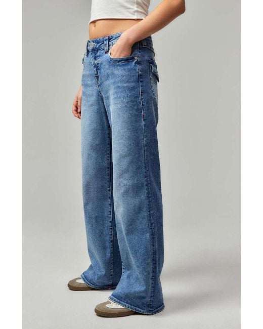 True Religion Blue Uo Exclusive Bobby Jeans