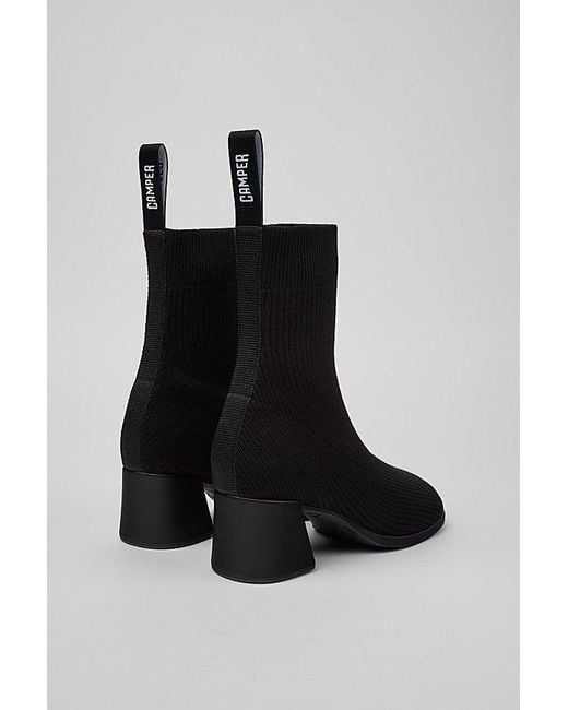 Camper Black Kora Knit Ankle Boot