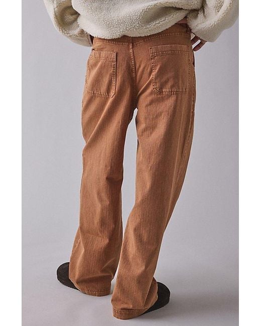 BDG Brown Dayton Herringbone Twill Pant for men