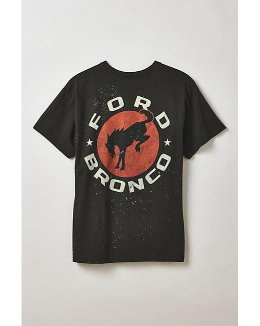 Urban Outfitters Black Ford Bronco Paint Splatter Graphic Tee for men