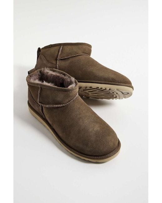 Ugg Brown Hickory Ultra Mini Classic Boots for men