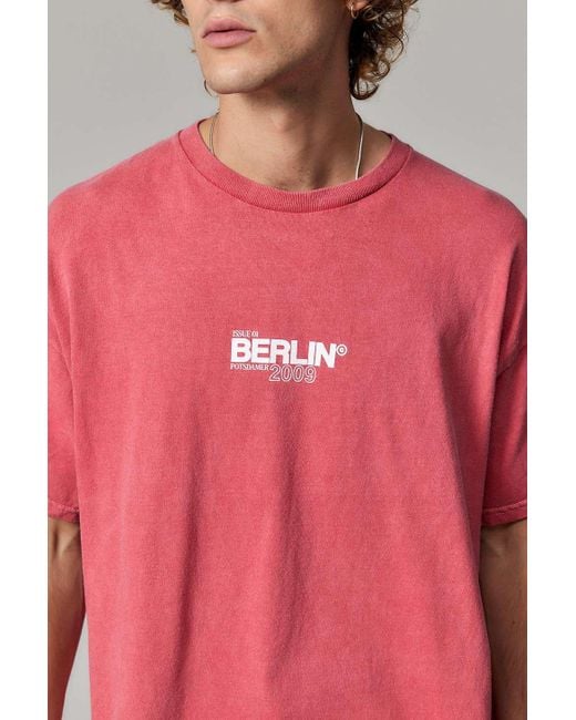 Urban Outfitters Pink Uo Berlin T-shirt for men