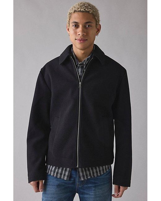 Slate & Stone Black Zip Up Jacket for men