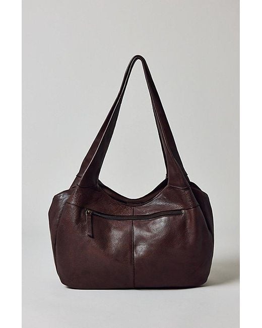 Silence + Noise Purple Charlie Leather Tote Bag
