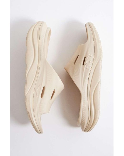 Hoka One One Natural Hoka Hoka Ecru Ora Recovery Slide 3 Sandals for men