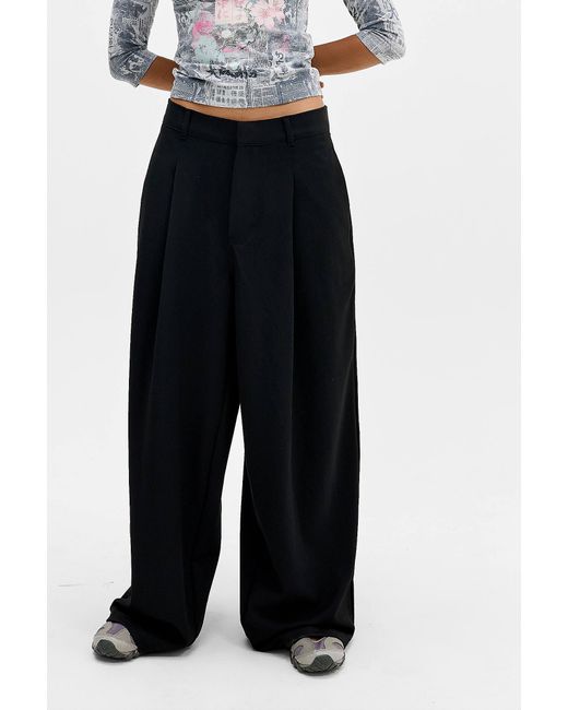 Urban Outfitters Uo Black Noa Trousers