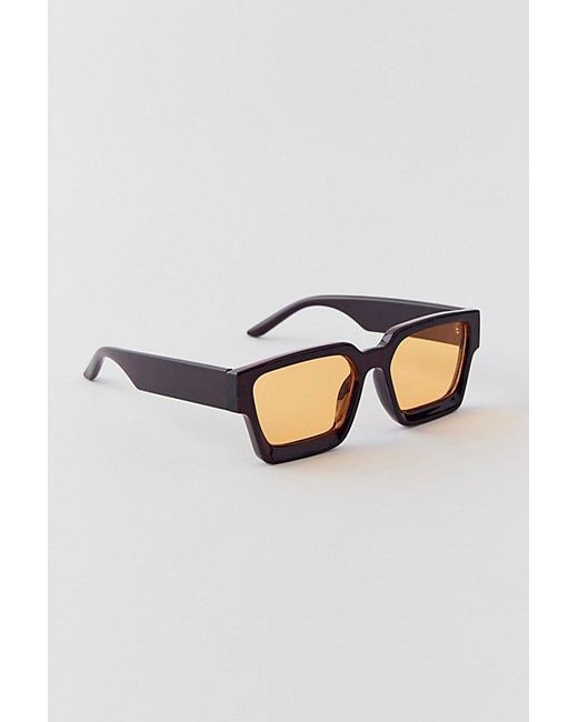 Urban Outfitters Black Keegan Square Sunglasses for men