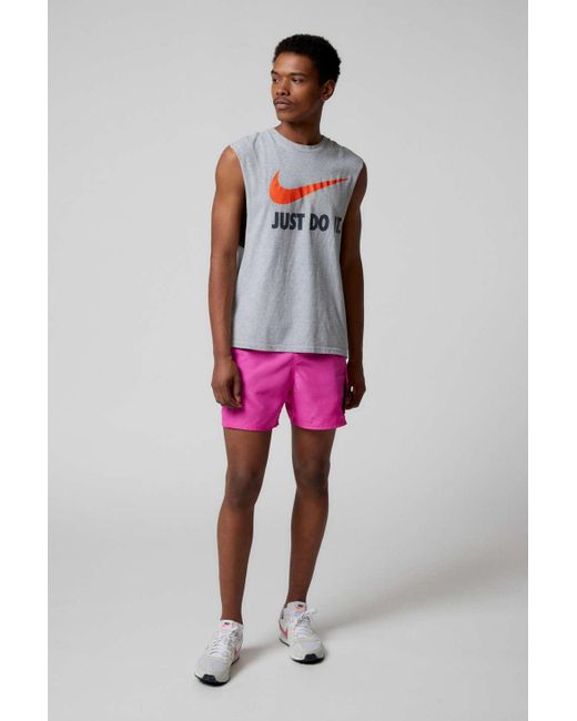 Nike Packable Belted Cargo Short in Pink for Men | Lyst