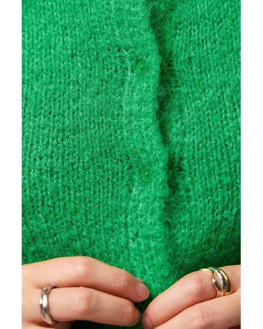 Urban Outfitters Green Uo Dakota Knit Cardigan