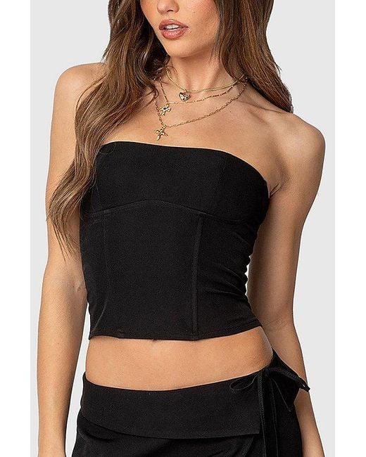 Edikted Women's Black Selena Lace Up Corset Edikted Women's Black Selena Lace Up Corset