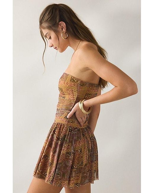 urban mesh dress Alembika Urban Sprig Mesh Dress, Antique Antique / 4 (US 12-14)