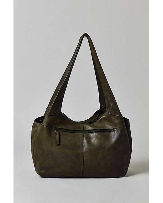 Silence + Noise Black Charlie Leather Tote Bag