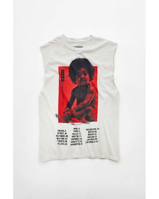Urban Outfitters Red Biggie Ready To Die Muscle Tee for men