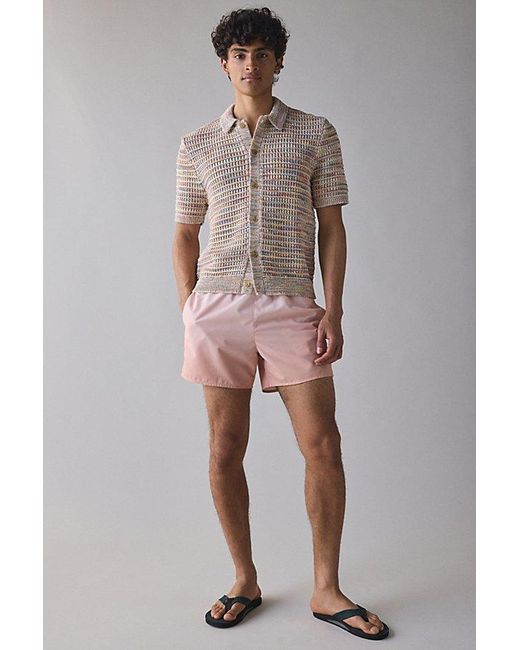 Lacoste Pink Gradient Print Swim Short for men