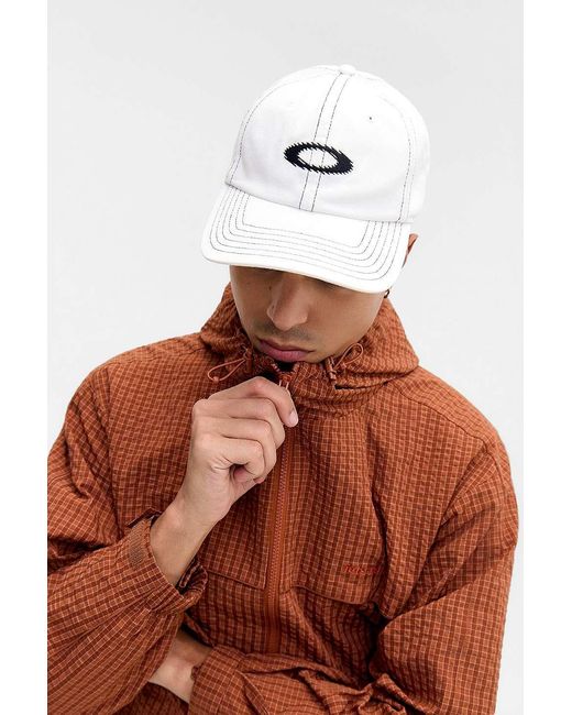 Oakley Brown White Remix Dad Cap for men