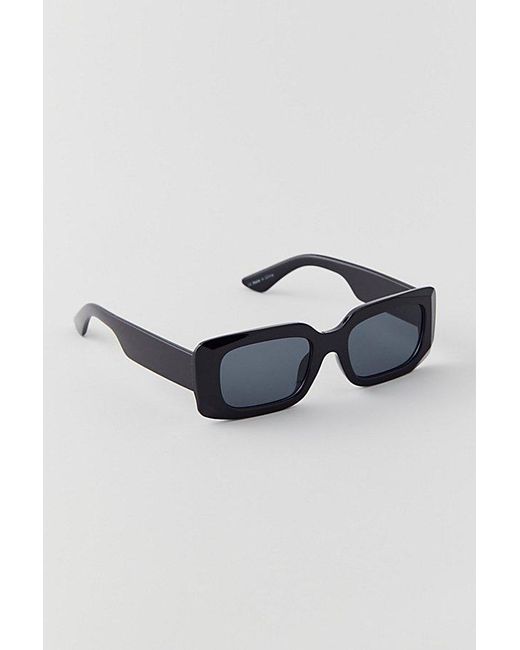 Urban Outfitters Gray Asher Rectangle Sunglasses for men