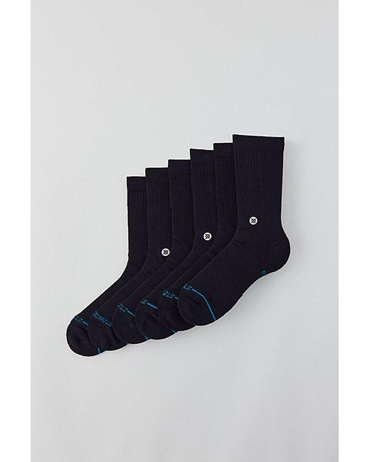 Stance Blue Icon Crew Sock 3-Pack for men