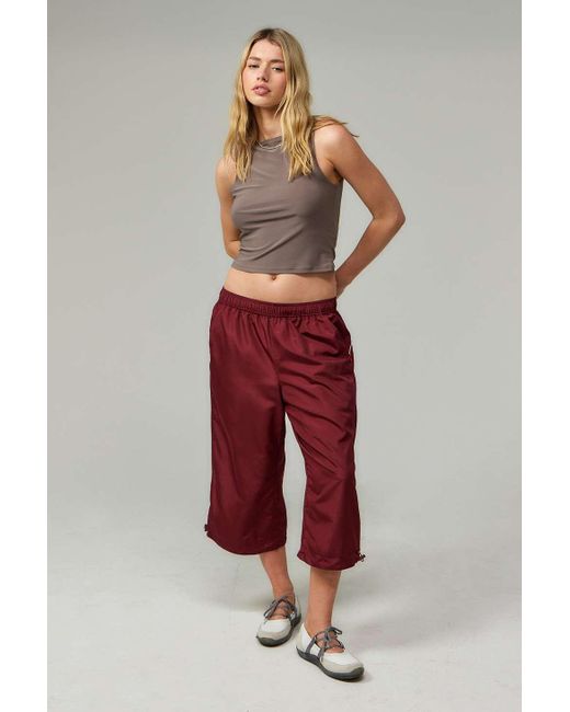 iets frans Red Cropped Track Pants Xs At Urban Outfitters
