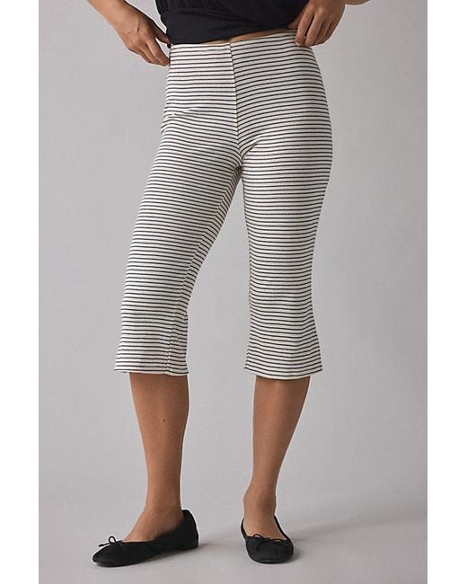 Vintage & ReMADE by UO Gray Remade By Uo Remnants Knit Capri Pant