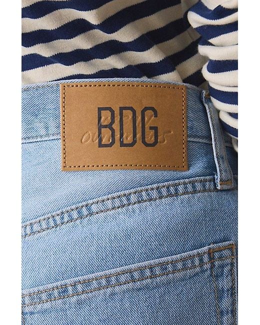 BDG Blue Stovepipe Mid-Rise Jean