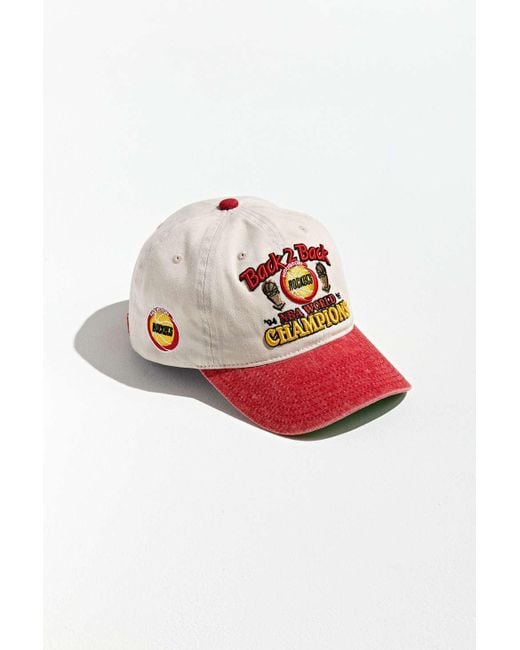 Mitchell & Ness Multicolor Houston Rockets Back To Back Champs Retro Baseball Hat for men