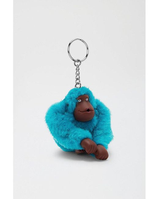 Kipling Blue Sven Monkey Keychain