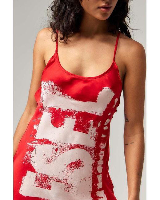 DIESEL Red Ufpt-gratchen Mini Dress